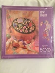 1997 Fx Schmid 500 Piece Puzzle 18X24 Sew Sweet Needlepoint Factory Sealed. Fixed Price $19.99.