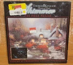 Ceaco Thomas Kinkade Shimmer Swanbrook Cottage 750 Pc Puzzle, 1133-5, New Sealed. Fixed Price $8.99.