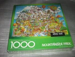 Sealed 1979 Springbok Mountainside Park 1000 Pc Jigsaw Puzzle 24X30 King Size. Fixed Price $45.00.