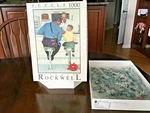 Norman Rockwell 1000 Piece Jigsaw Puzzle 26.75"X 19" By Fink Company. Fixed Price $19.99.