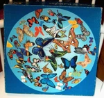 Vintage Springbok Jigsaw Puzzle "a Burst Of Butterflies" Circular Complete. Fixed Price $59.95.