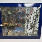 1992 Crystal Lines 3D Jigsaw Puzzle Animals Woods Forest Clear Stacked Picture. Fixed Price $28.00.