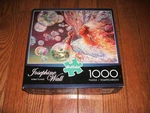 Buffalo Josephine Wall 1000-PIECE Jigsaw Puzzle. "bubble Flower" Rare. Complete.. Fixed Price $39.99.