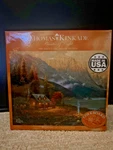 Thomas Kinkade Puzzle 'beginning Of Perfect Day' 500 Pcs Cork Jigsaw 2007 New. Fixed Price $24.00.