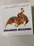 1000 Piece Fire Breathing Dragon Shaped Puzzle Made The Usa. Fixed Price $24.90.
