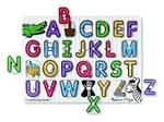 New Melissa & Doug Lift See Alphabet Wooden Peg Puzzle (26 Pcs). Fixed Price $15.99.