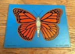 Judy Instructo Vintage Wooden Puzzle 5PC Butterfly. Fixed Price $8.50.