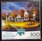 Buffalo Games Puzzle 500 Piece Street Of Memories George Kovach Days Remember. Fixed Price $7.00.