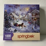 Springbok Puzzle Night Before Christmas 1000 Pieces Nicky Boehme New. Fixed Price $14.99.