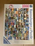 Ravensburger 1000 Piece Puzzle 99 Beautiful Places On Earth 27 X New 2014. Fixed Price $29.95.