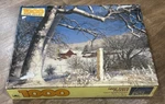 Golden Crystallized Landscape Puzzle 1000 Piece 4777-50 Barn Farm Sealed. Fixed Price $14.99.
