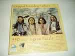 David Behrens Sunsout Jigsaw Puzzle Original Founding Fathers Nib. Fixed Price $18.99.