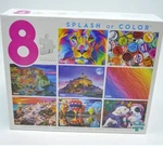 Buffalo Splash Of Color 8 Jigsaw Puzzles. Fixed Price $12.00.