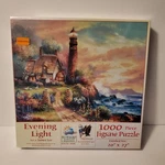 Sunsout Evening Lighthouse Themed 1,000-PIECE Jigsaw Puzzle Sealed 2017. Fixed Price $13.99.