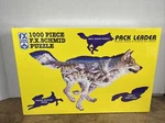 New Pack Leader Wolf Shape Puzzle 1000 Pc Fx Schmid '97 Sealed 43X25 Sally Smith. Fixed Price $29.99.