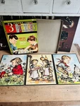 Vintage 1958 Whitman 3 Frame Tray Puzzle Original Box, Ex. Condition. Fixed Price $12.00.