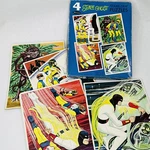 Complete Whitman Space Ghost Frame Tray Puzzles Box Set 4 Hanna Barbera Vintage. Fixed Price $75.00.