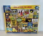 White Mountain Puzzle Sealed When Life Gives You Lemons 1000 Pieces (reissued). Fixed Price $40.00.