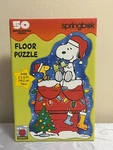 Vintage Springbok 50 Piece Peanuts Snoopy Floor Puzzle Hallmark United Feature. Fixed Price $65.00.