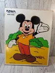 PU1 Playskool Mickey Mouse Wooden Frame Tray 8PC Puzzle Walt Disney Productions. Fixed Price $8.99.