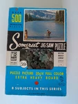 Vintage Somerset Jig Saw Puzzle Over 500 Interlocking Pieces Milton Bradley. Fixed Price $15.95.