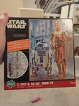 Buffalo Games Star Wars Photomosaics C3PO & R2-D2 Jigsaw Puzzle -1000 Pcs.. Fixed Price $13.00.