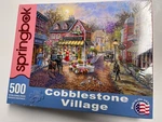 Springbok 500 Piece Jigsaw Puzzle Cobblestone Village 18X23.5" Sealed Usa. Fixed Price $23.19.