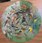 Vtg Springbok Circular Jigsaw Puzzle Familiar Birds William Dilger Missing 1PC. Fixed Price $33.99.
