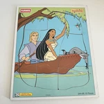 Playskool Pocahontas & Capt John Smith Wooden Puzzle Disney 10 Pieces. Fixed Price $17.00.