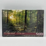 Sacred Grove By Robert Casey 500 Piece Jigsaw Puzzle Ringmasters Woods Forestnew. Fixed Price $18.99.