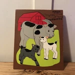 Vintage Playskool Wooden Puzzle 175-11 Kid Goats Billy 16 Pieces 3 Rare!. Fixed Price $29.99.