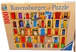Jigsaw Puzzle Ravensburger 1000 Pieces Doors The World Softclick Interlocking. Fixed Price $12.95.