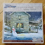 Heritage Holiday Retreat Winter Xmas Snowman-william Magnum 550P Jigsaw Puzzle. Fixed Price $13.25.