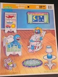 1991 Vintage Sesame Street Little Grover's Bedtime Golden Frame Tray Puzzle 4046. Fixed Price $17.60.