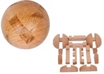 Handmade Wooden Puzzle Magic Ball Brain Teasers Toy Intelligence Game Sphere. Fixed Price $10.23.