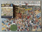 Ceaco Cartoon Capers Jan Van Haasteren 550 Piece Jigsaw Puzzle Departure Hall. Fixed Price $16.00.