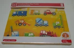 Hape Construction Peg Puzzle Game Multicolor. Fixed Price $21.99.