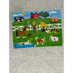 Melissa And Doug See Hear Sound Wooden Puzzle Old Macdonald Farm Age 2+. Fixed Price $15.00.