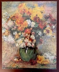 Vtg 1968 Springbok Puzzle, Bouquet Of Chrysanthemums, Renoir 500PC Sealed!. Fixed Price $44.00.