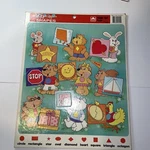 Vintage 1988 Preschool Shapes Golden Frame-tray Puzzle Used. Fixed Price $15.00.