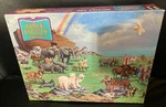 New Vintage 1985 Noah Ark 2 Bible Puzzle 100 Pcs. Rainbow Works 11.5 X 15. Fixed Price $29.99.