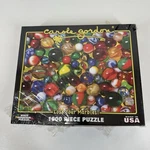 White Mountain Lose Your Marbles 1000 Piece Puzzle Carole Gordon 24 X30 New. Fixed Price $37.99.