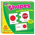 Trend Enterprises, Inc. T-36008 Shapes Fun-to-know Puzzles, 40, Multicolor. Fixed Price $23.58.