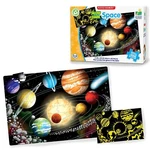 100 Piece Glow In The Dark Space Puzzle For Kids 3FT X 2FT Educational Fun. Fixed Price $23.79.