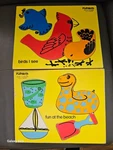 Playskool Vintage Wooden Puzzles Set Of #155-19 & #155-26. Fixed Price $14.94.