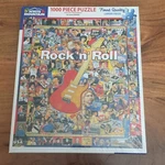 White Mountain Puzzle Rock 'n' Roll 1000 Piece Jigsaw. Fixed Price $24.99.
