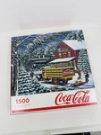 Coca Cola " Yule Time Delivery 1500 Piece Jigsaw Puzzle Springbok Euc. Fixed Price $11.88.