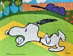Snoopy Baseball Peanuts Milton Bradley Mb 100 Pc Jigsaw Puzzle Complete 4382-8. Fixed Price $7.50.