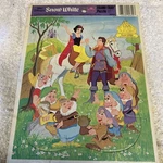 Snow White Golden Anniversary Frame Tray Puzzle Vintage. Fixed Price $7.00.