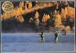 Educa Puzzle Jigsaw 1000 Pc Two Men Fly Fishing Plus Glue Autumn Stream 27X18. Fixed Price $13.48.